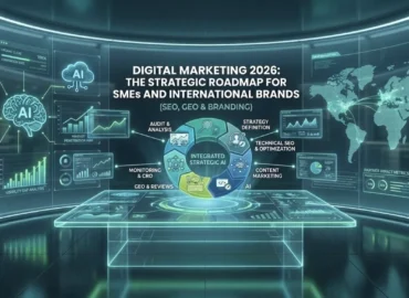 Strategic roadmap for digital marketing 2026 including SEO, GEO and Digital Branding.